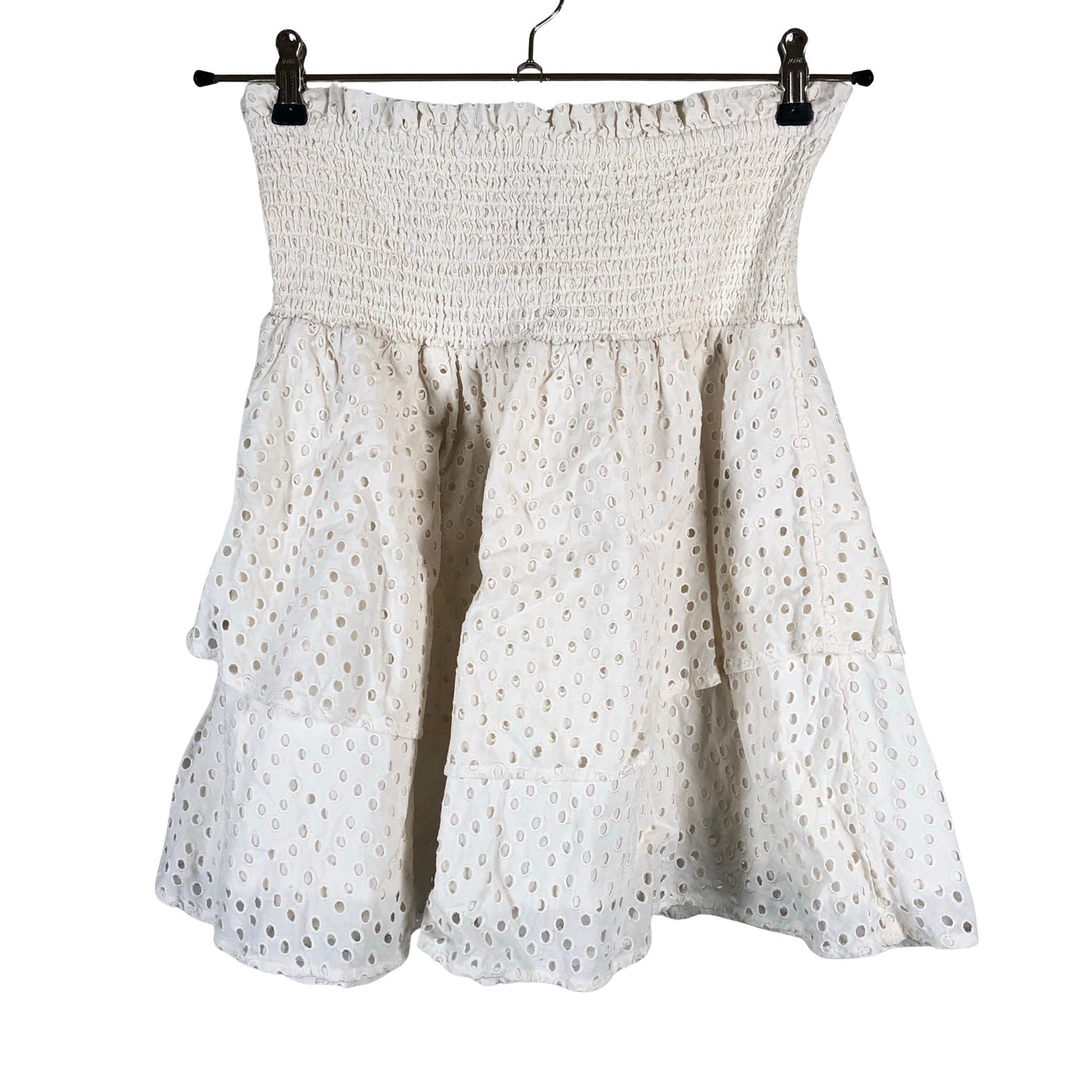 Unisex Y.A.S - Fabric skirt, size 40 - Natural white (1)