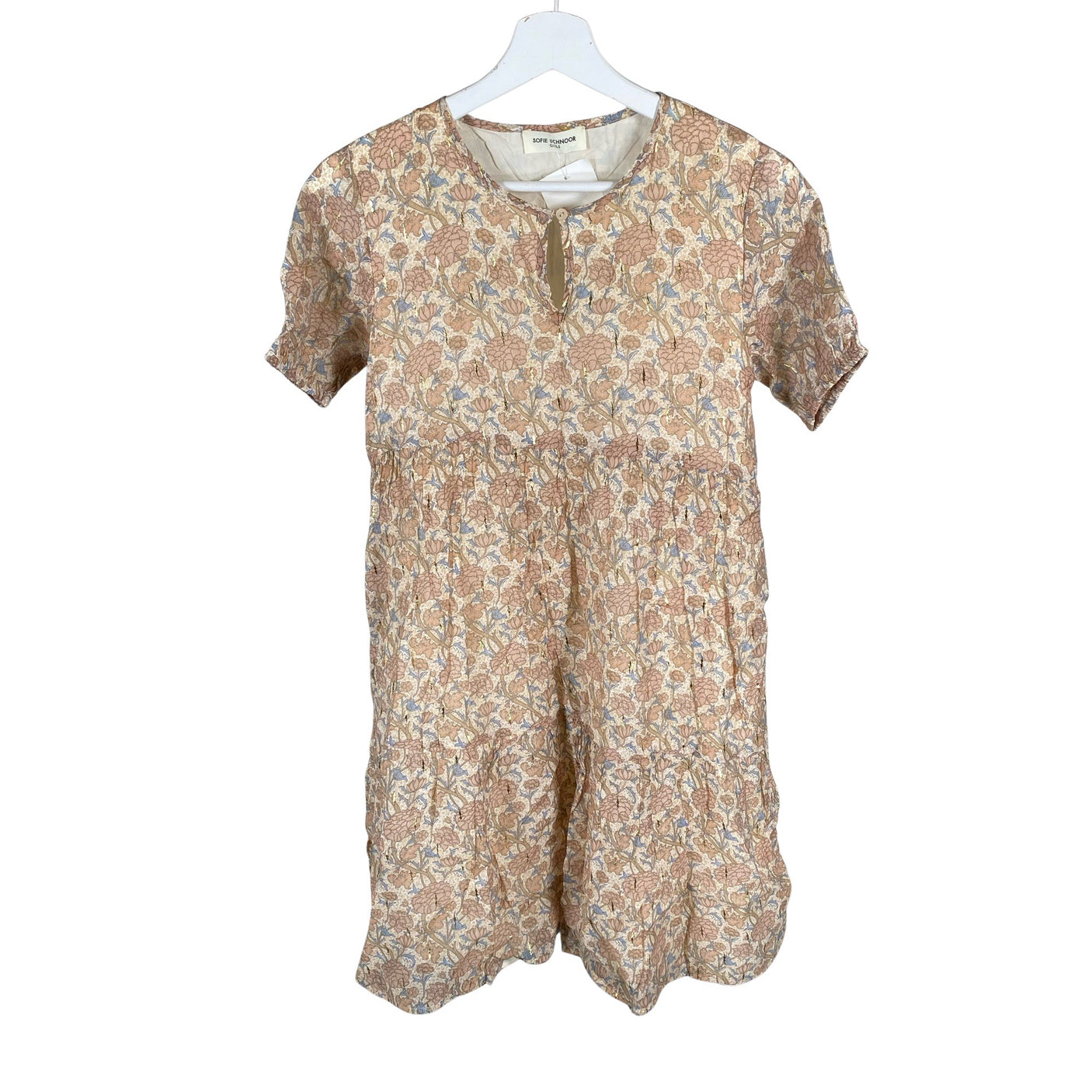 Unisex Sofie Schnoor - Schiffon dress, size 158 - 164 - Beige (1)