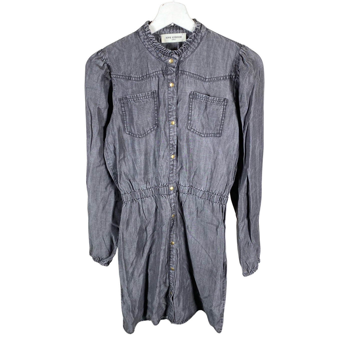 Unisex Sofie Schnoor - Denim dress, size 170 - 176 - Gray (1)
