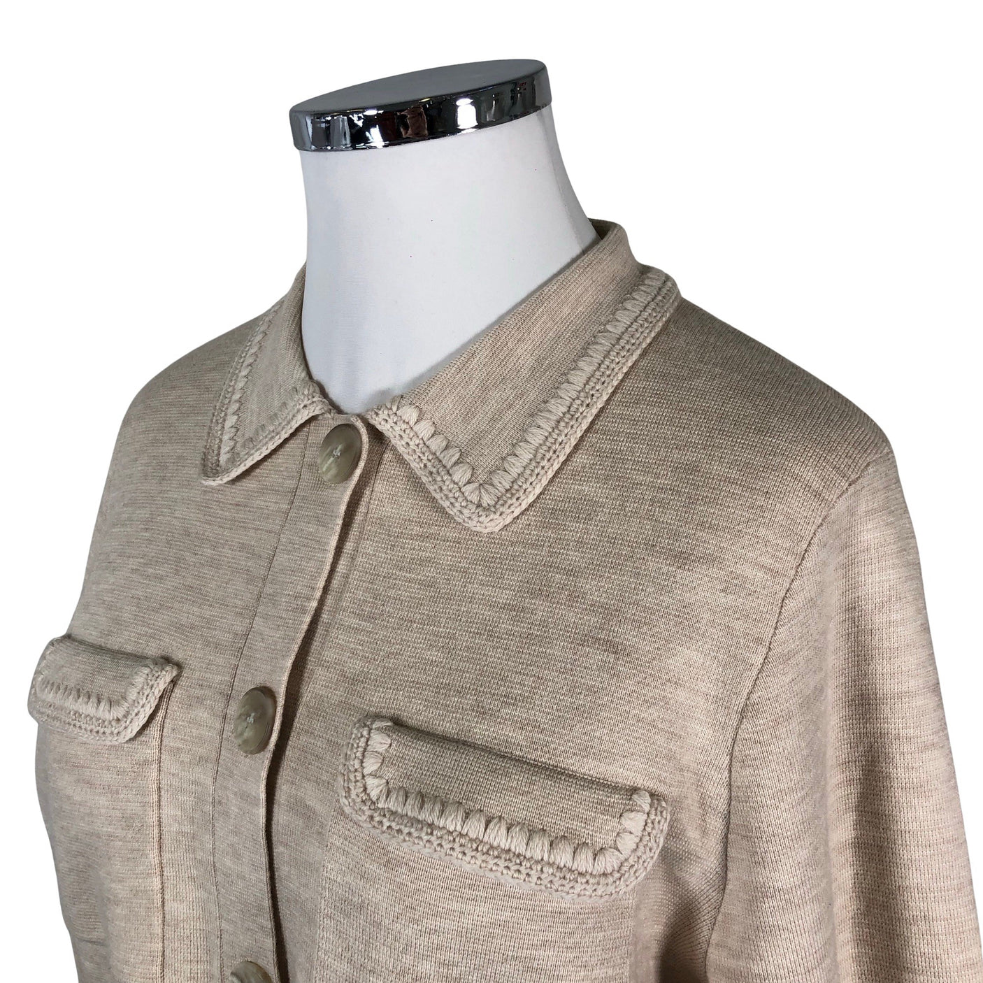 Unisex La Maille Sezane - Cardigan, size 44 - Beige (3)