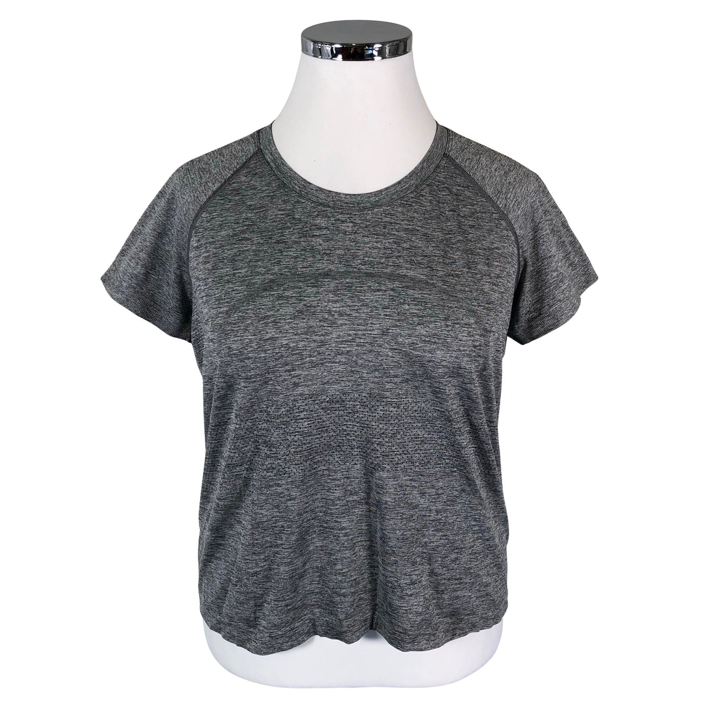 Unisex Lululemon - Sports shirt, short sleeve, size 42 - Gray (1)