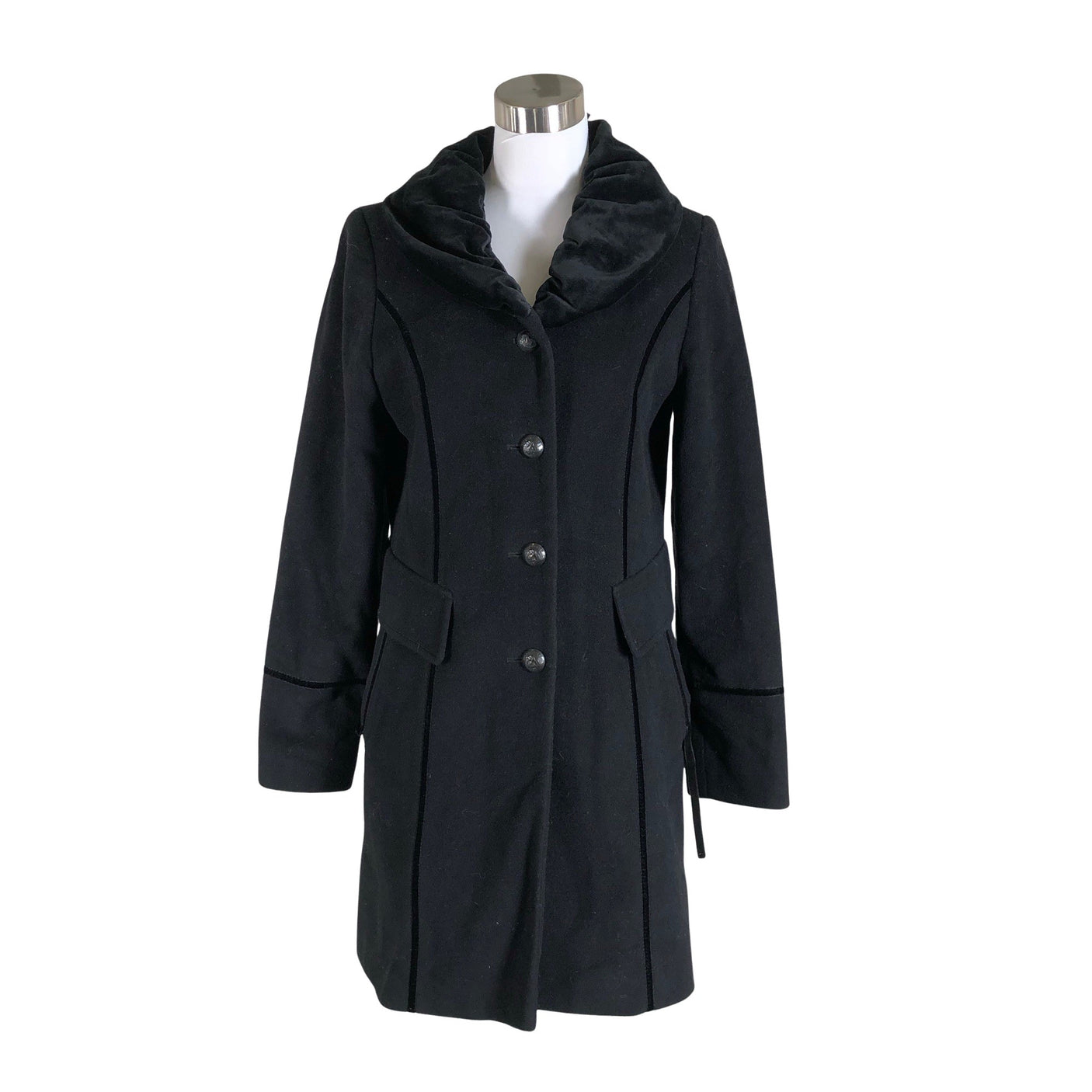 Unisex Concept UK - Wool coat, size 36 - Black (1)