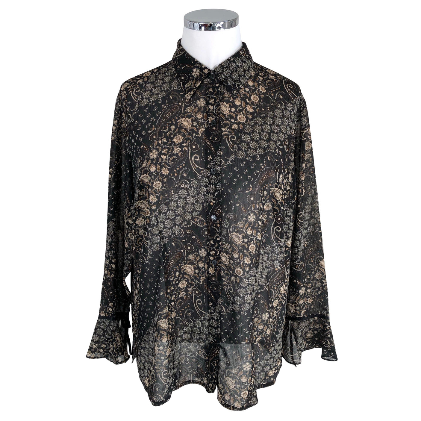 Unisex Apostrophe - Blouse, size 44 - Black (1)
