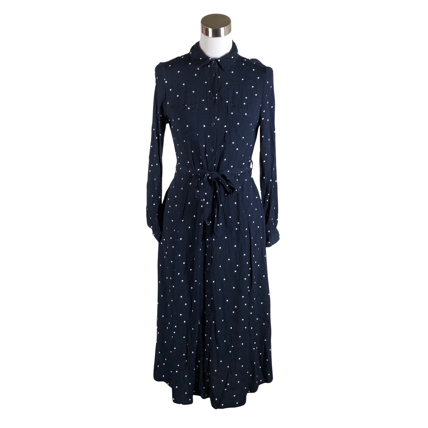 Unisex Crew Clothing - Schiffon dress, size 40 - Blue (1)