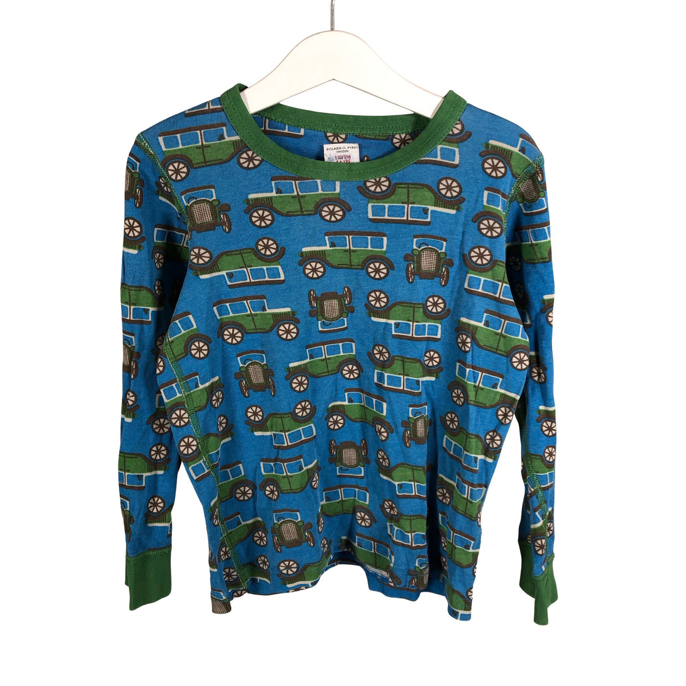 Unisex Polarn O. Pyret - Tricot shirt, size 110 - 116 - Blue (1)