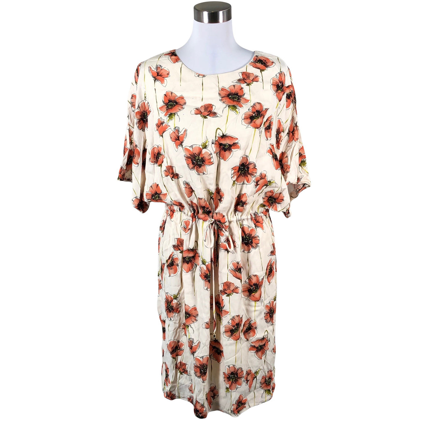 Unisex Mos Mosh - Schiffon dress, size 40 - Natural white (1)
