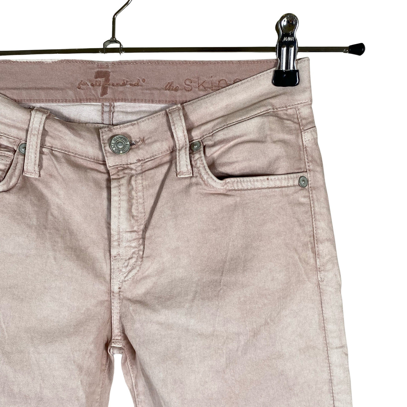 Unisex 7 for all mankind - Jeans, size W26 - Light pink (3)