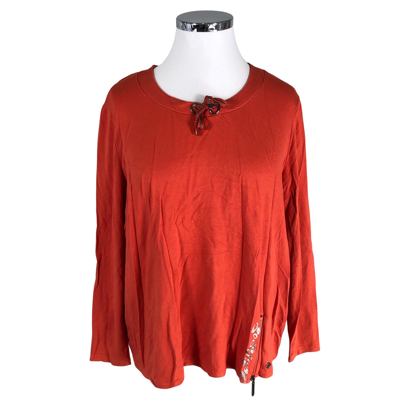 Unisex Barbara Lebek - Tricot shirt, size 48 - Orange (1)