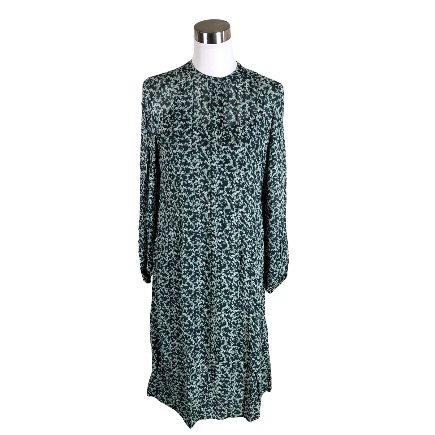 Unisex Samsoe&Samsoe - Schiffon dress, size 38 - Green (1)