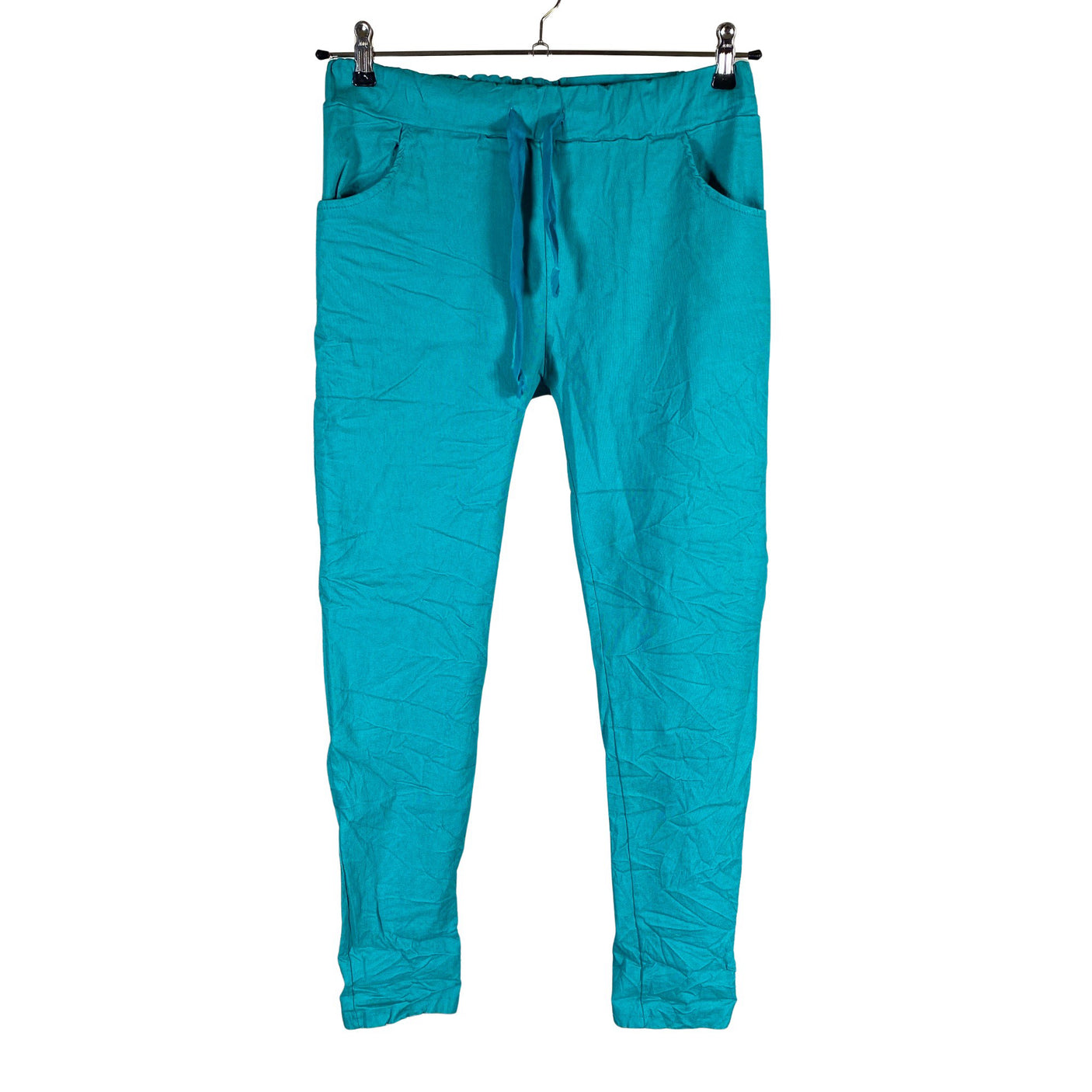 Unisex New Collection - Tricot pants, size 38 - Turquoise (1)