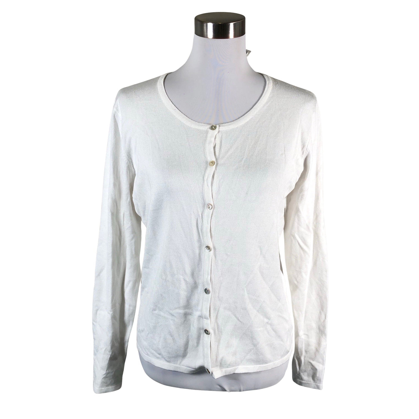Unisex Long Island - Cardigan, size 38 - White (1)