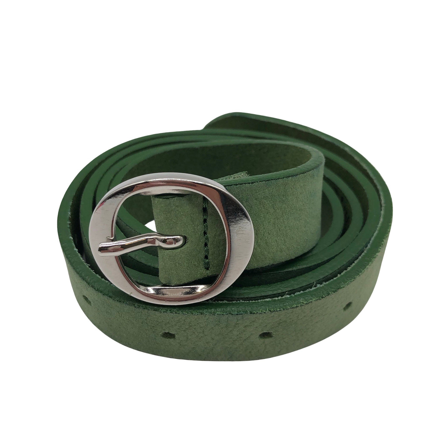 Unisex Marc O'Polo - Leather belt, size No size - Green (1)