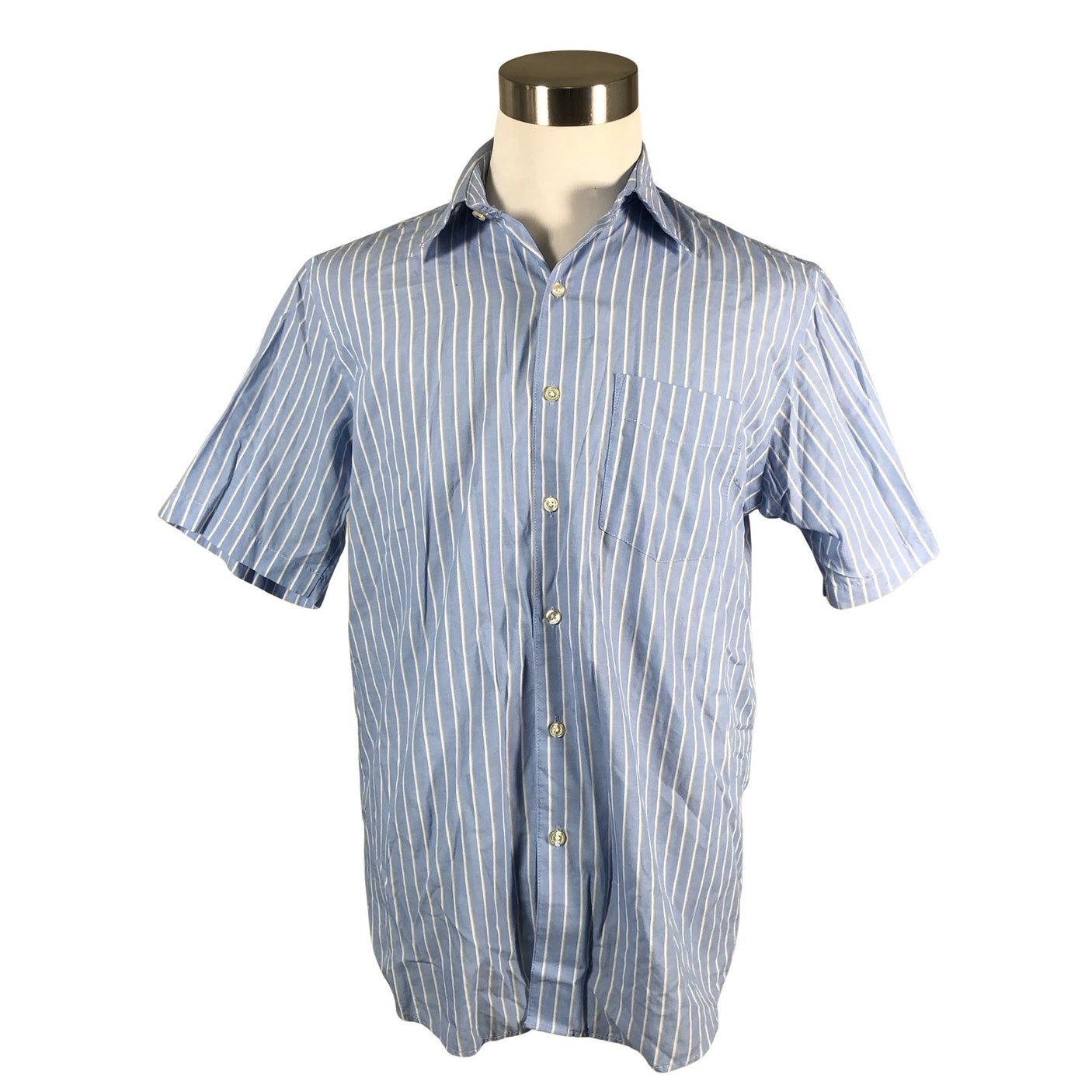 Unisex Van Heusen - Collared shirt, size M - Light blue (1)