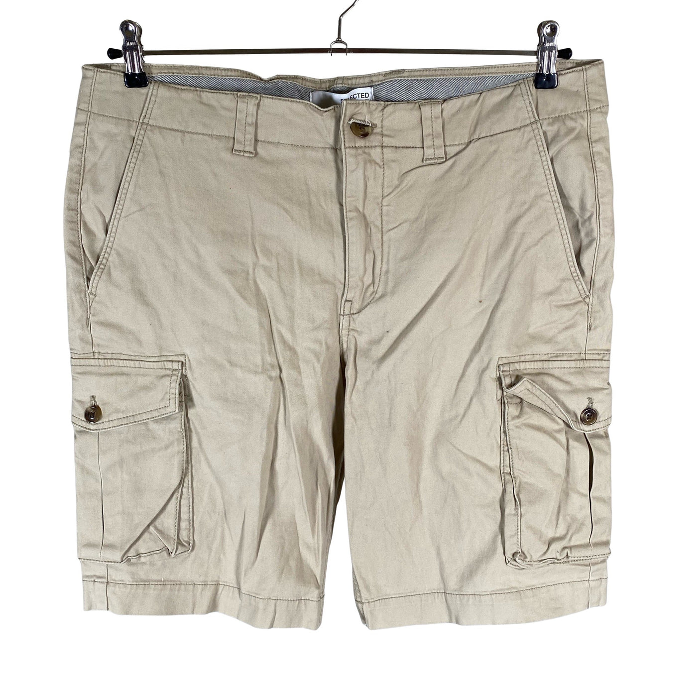 Unisex Selected - Shorts, size L - Beige (1)