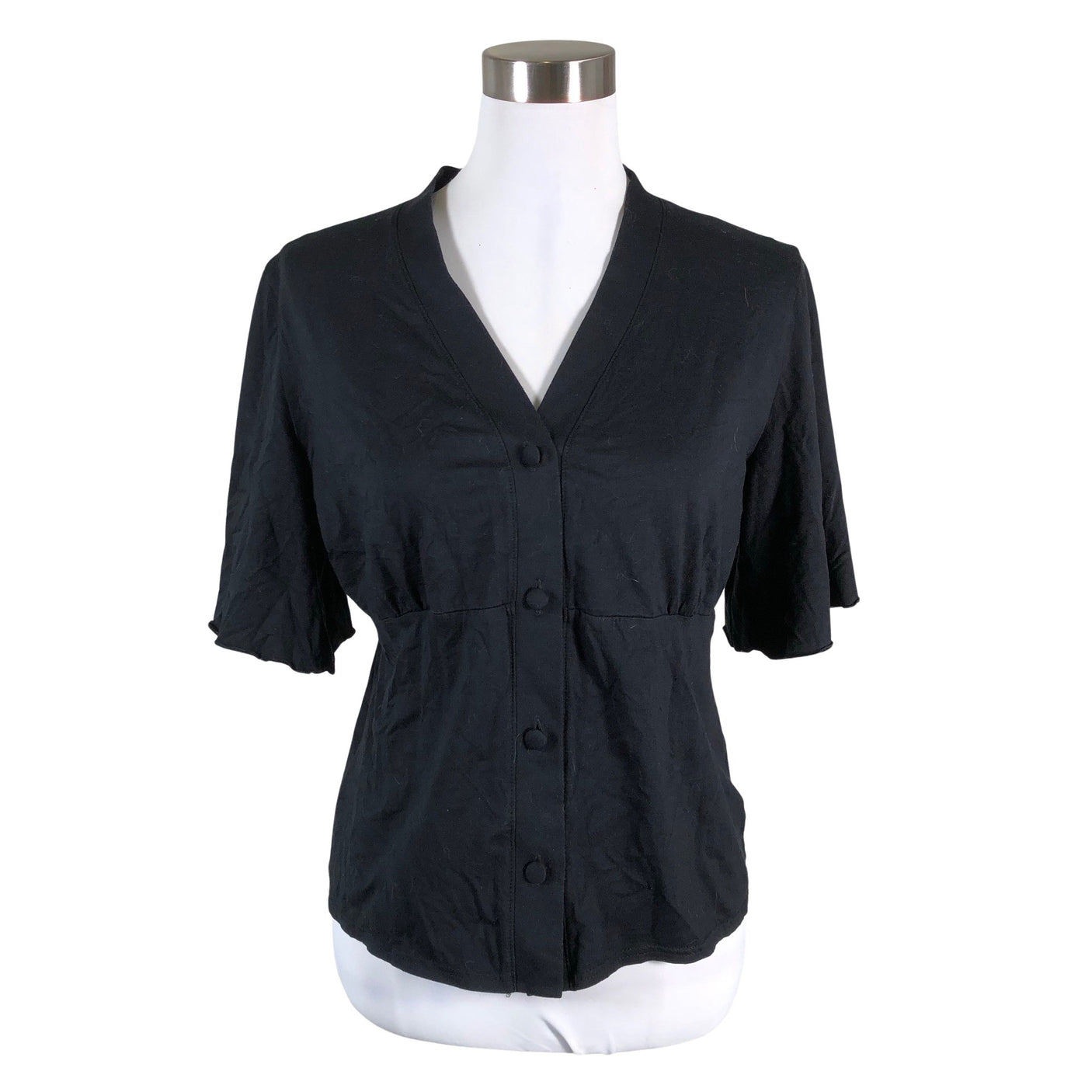 Unisex Nanso - Short-sleeved blouse, size 40 - Black (1)