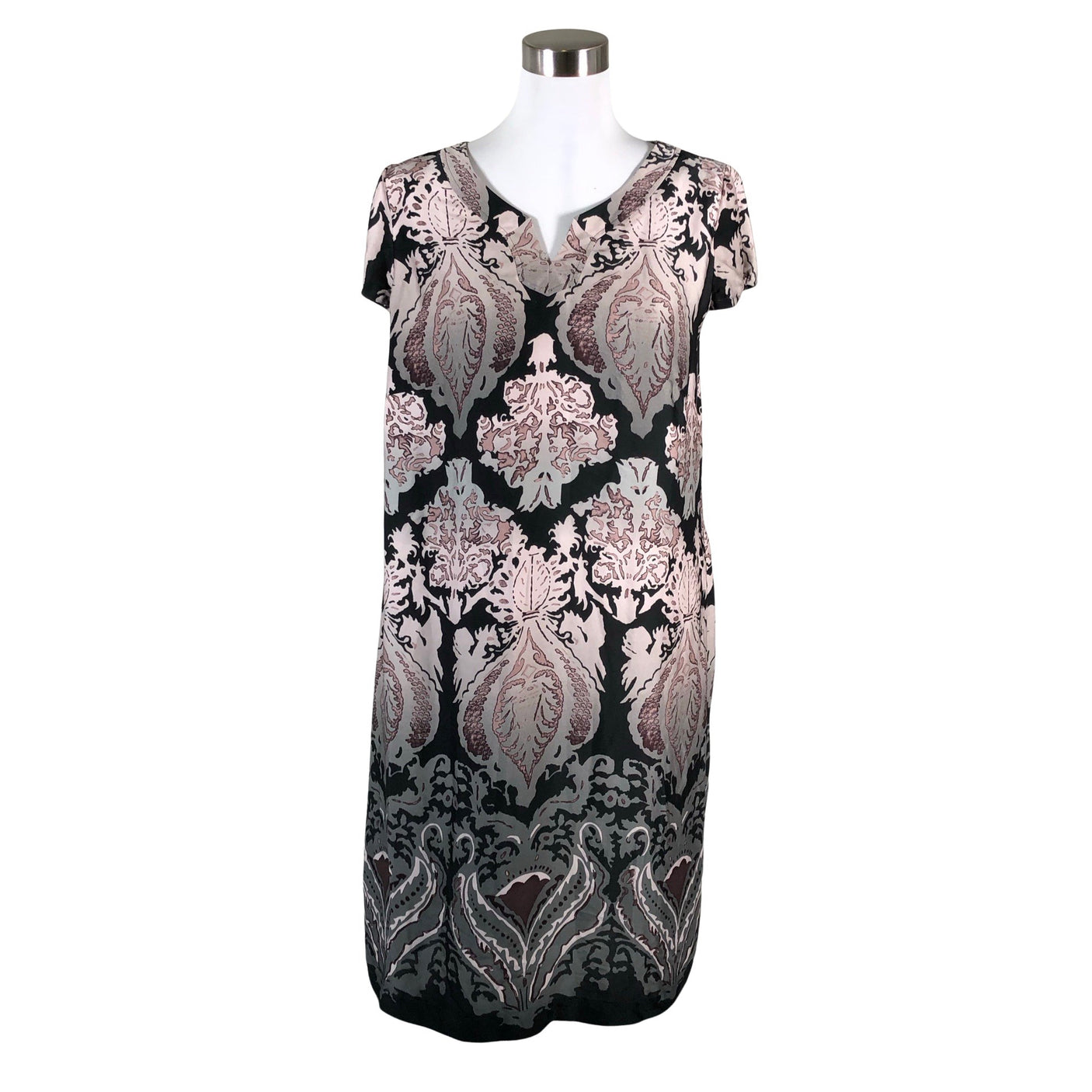 Unisex Taifun - Schiffon dress, size 40 - Black (1)