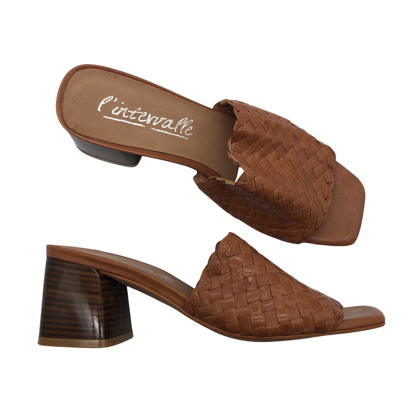 Unisex L'intervalle - Heeled sandals, size 36 - Brown (1)