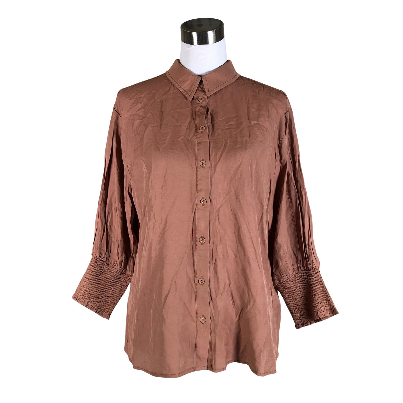 Unisex Cream - Blouse, size 40 - Brown (1)
