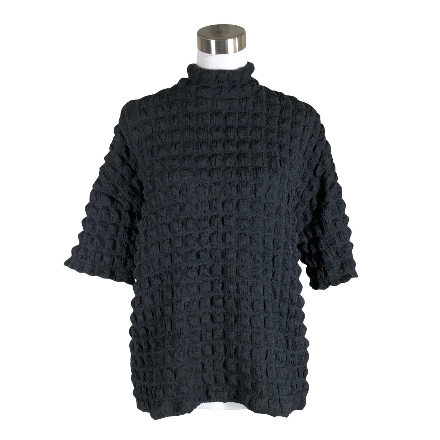 Unisex Selected - Short-sleeved blouse, size 36 - Black (1)