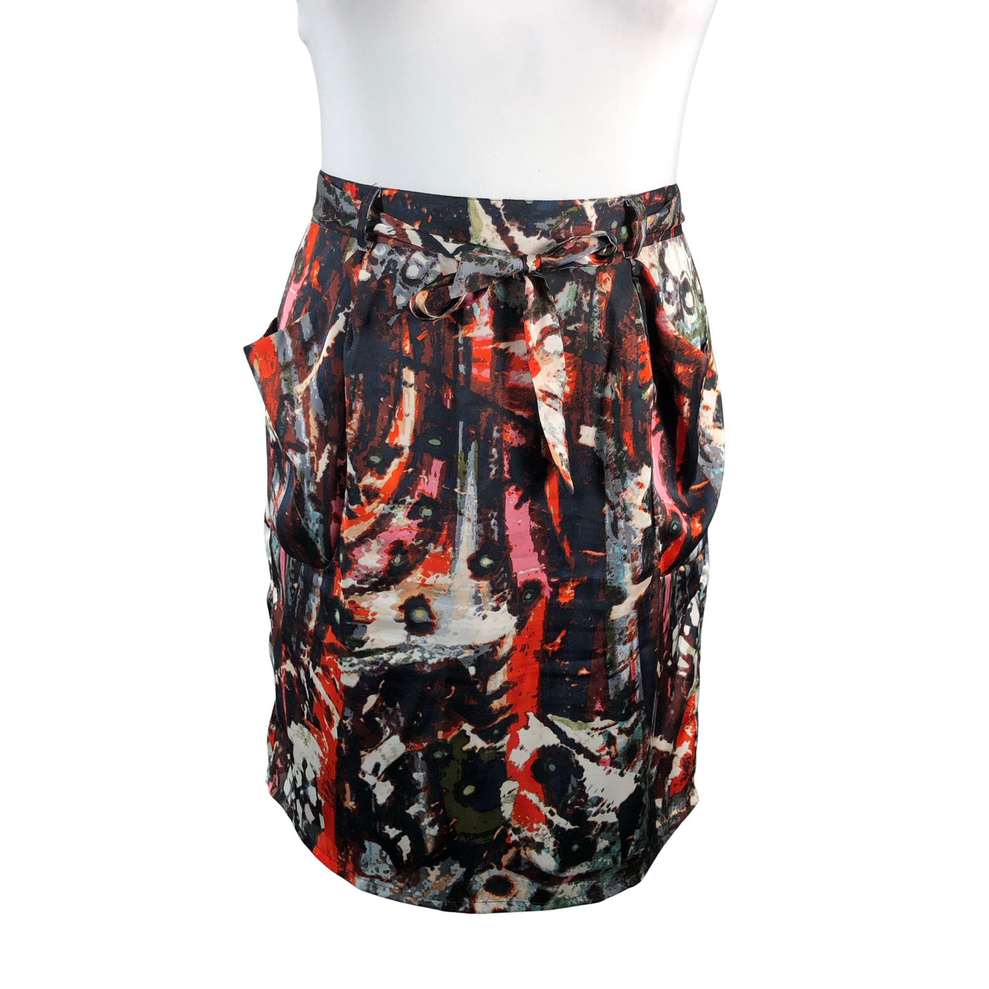 Unisex InWear - Fabric skirt, size 42 - Red (2)