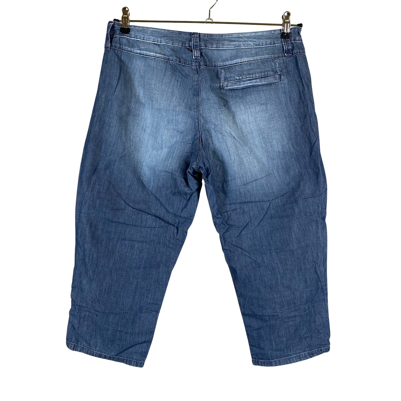 Unisex Benetton - Capri pants, size 40 - Blue (2)