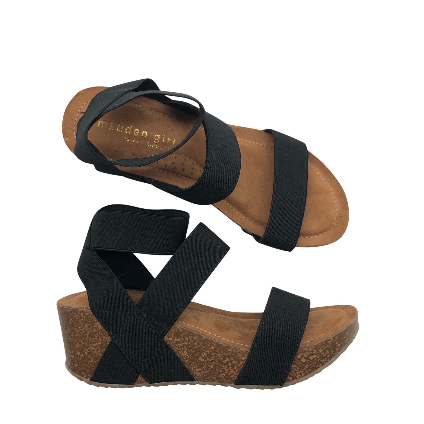 Unisex Steve Madden - Wedge sandals, size 36 - Black (1)