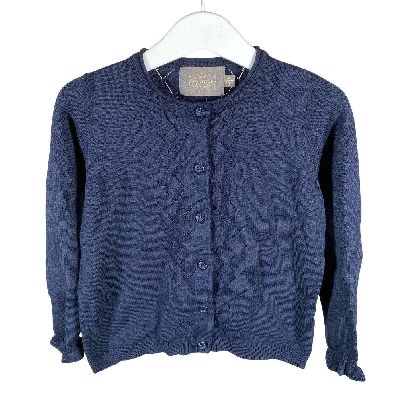 Unisex Creamie - Cardigan, size 98 - 104 - Blue (1)