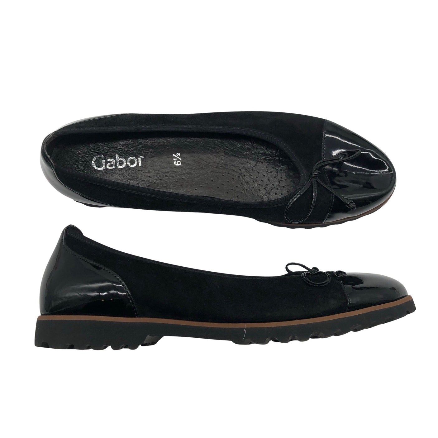 Unisex Gabor - Ballerinas, size 39 - Black (1)