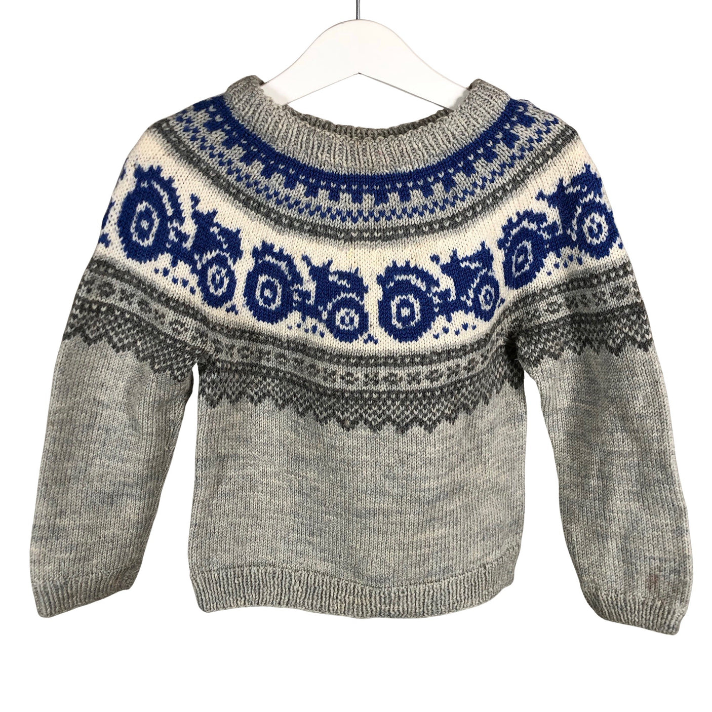 Unisex Handmade - Sweater, size 104 - 110 - Gray (1)