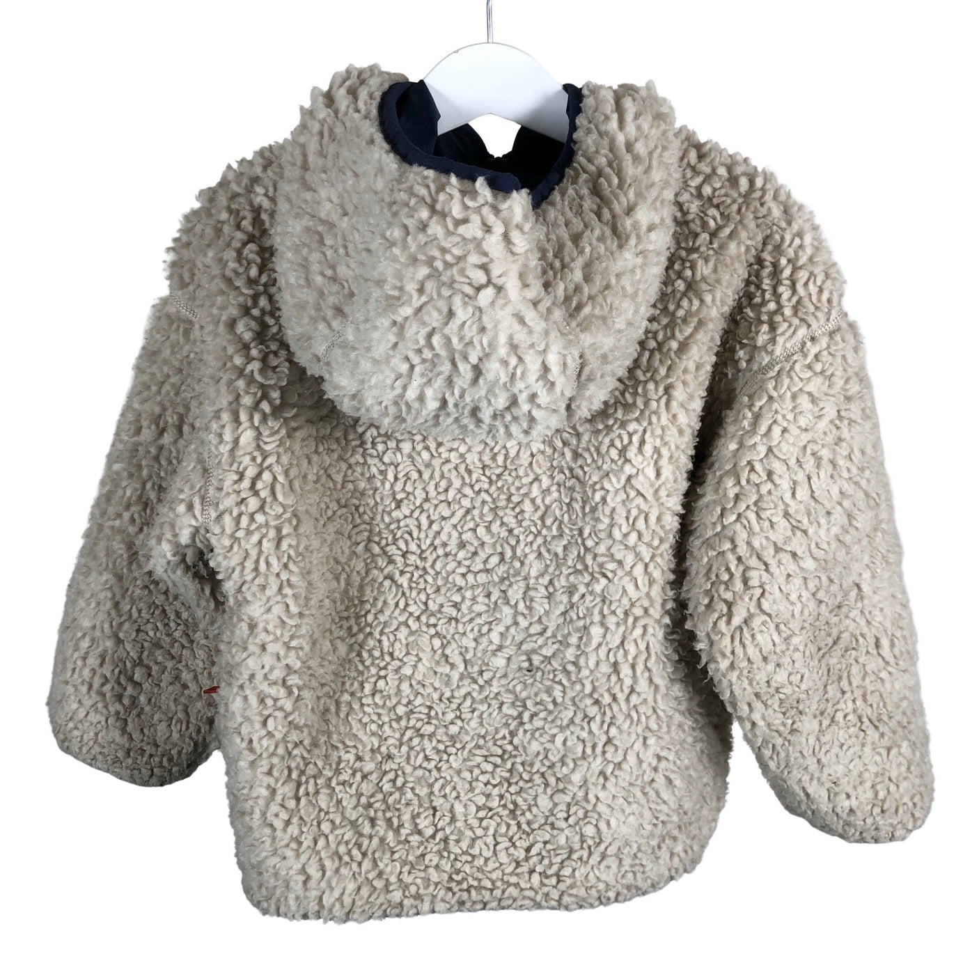 Unisex Patagonia - Faux fur coat, size 110 - 116 - Beige (2)