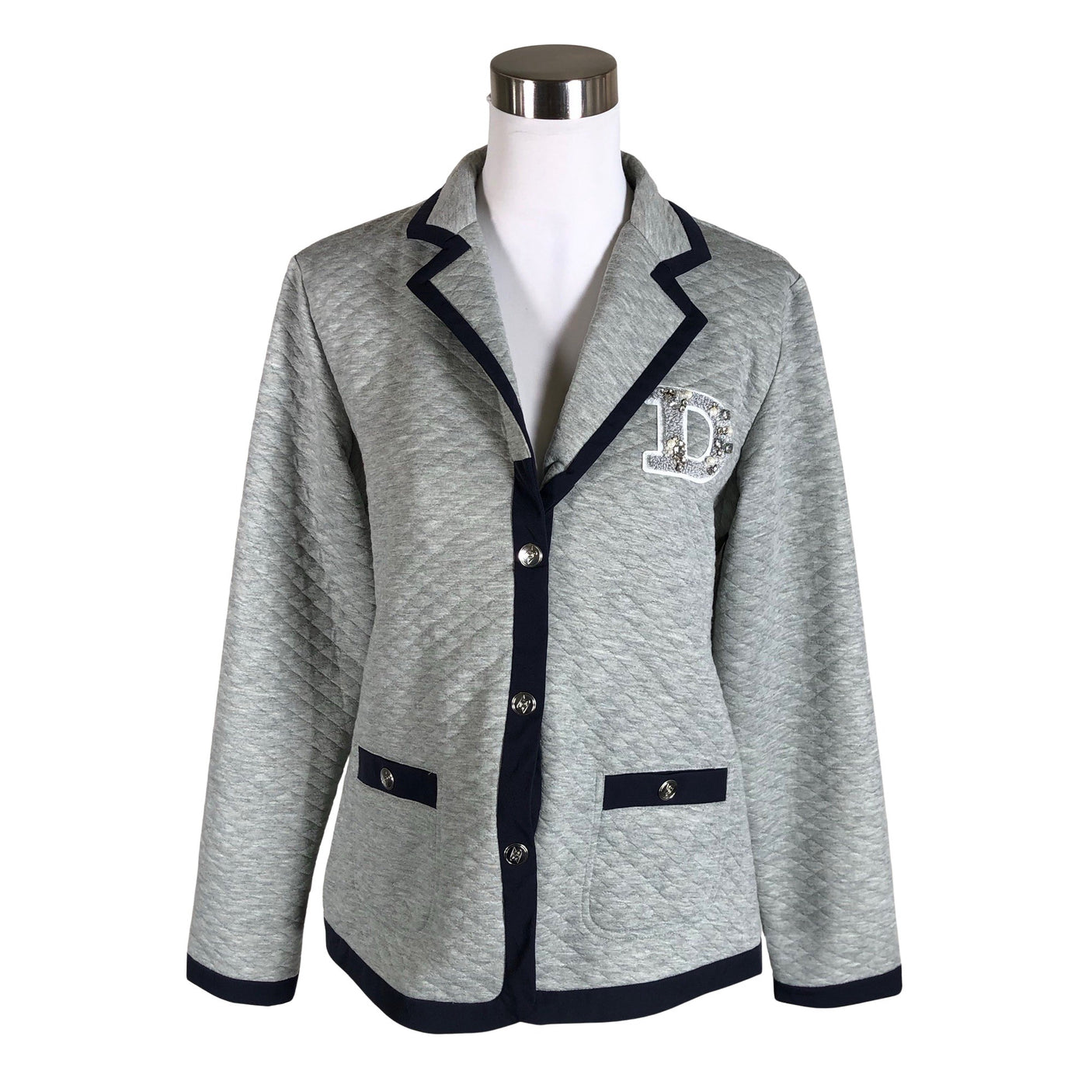 Unisex Daily Sports - Sweat jacket, size 40 - Gray (1)
