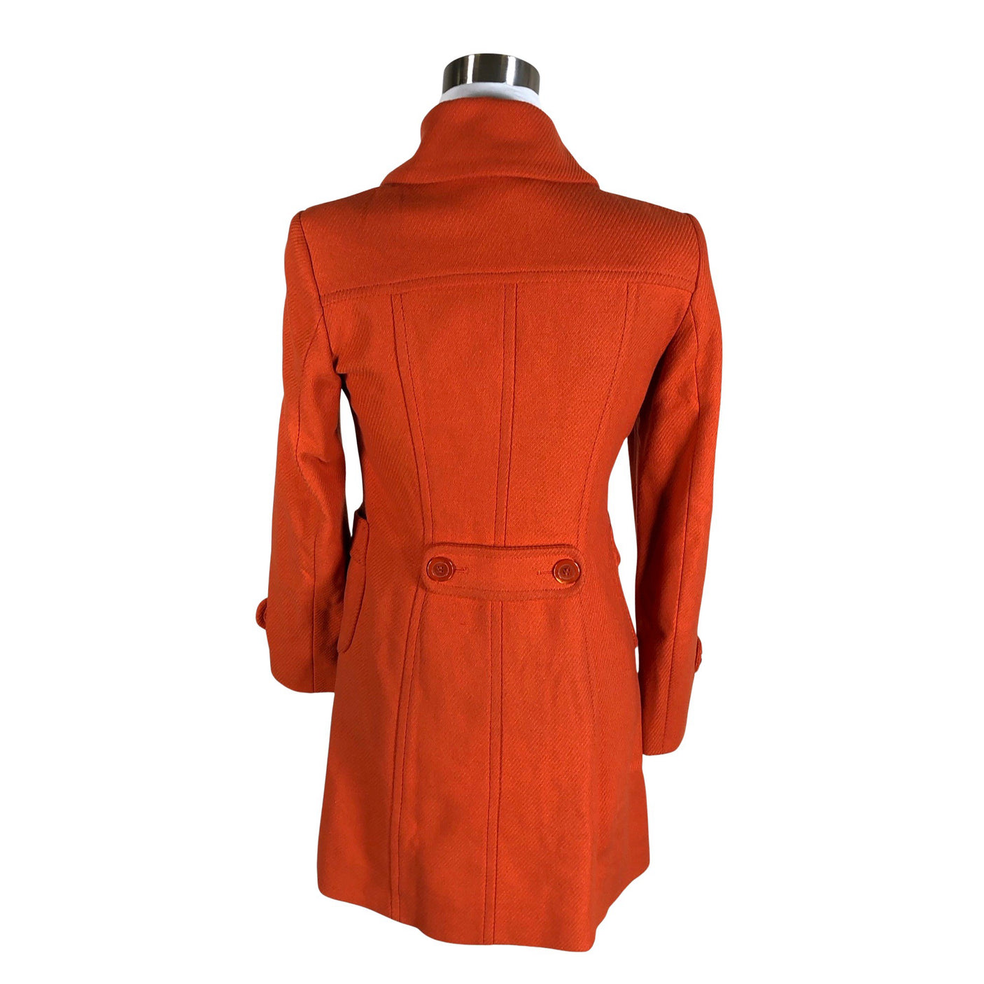Unisex Sisley - Wool coat, size 38 - Orange (2)