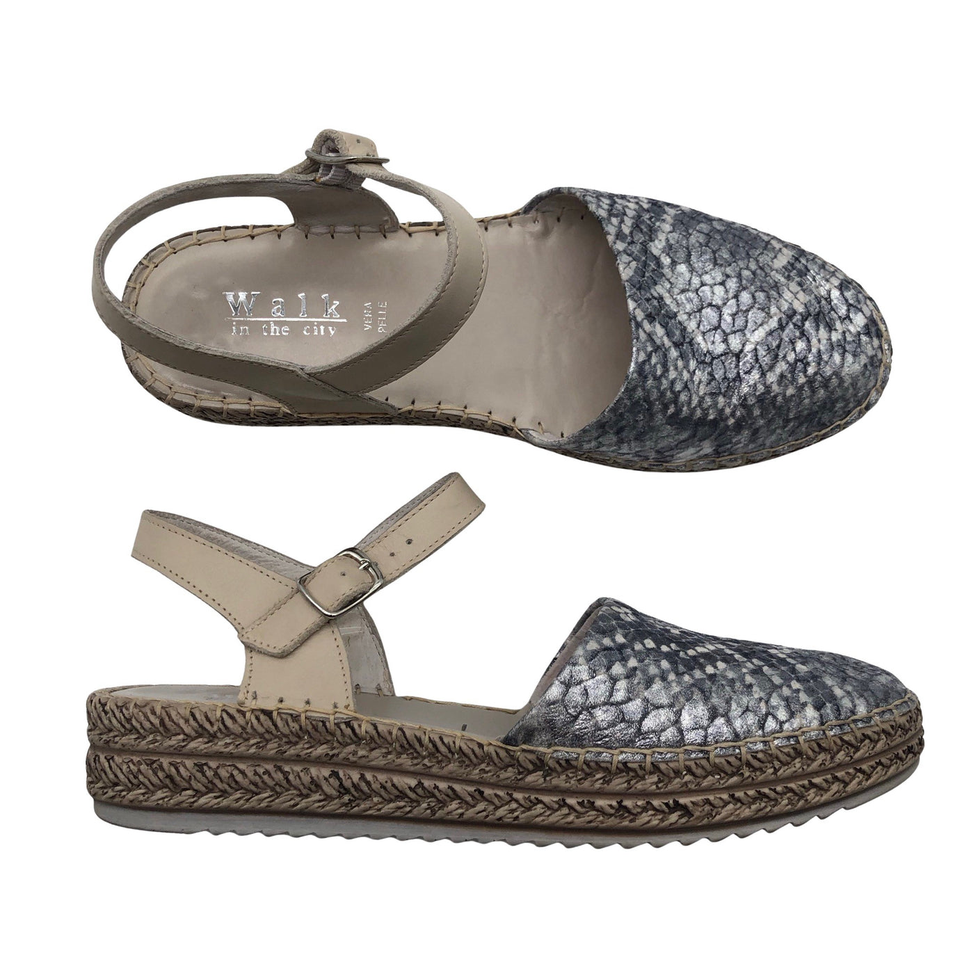 Unisex Walk in the City - Sandals, size 38 - Gray (1)