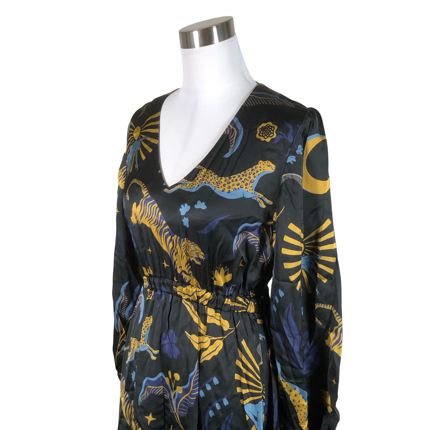 Unisex Uhana Design - Schiffon dress, size 34 - Black (3)