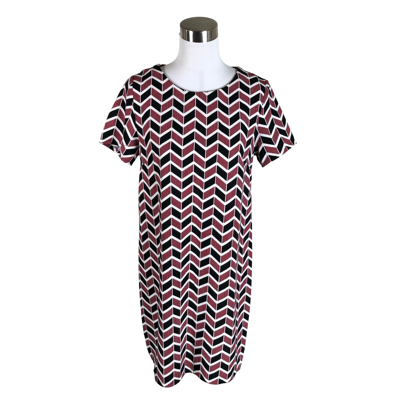 Unisex New Look - Schiffon dress, size 38 - Wine red (1)