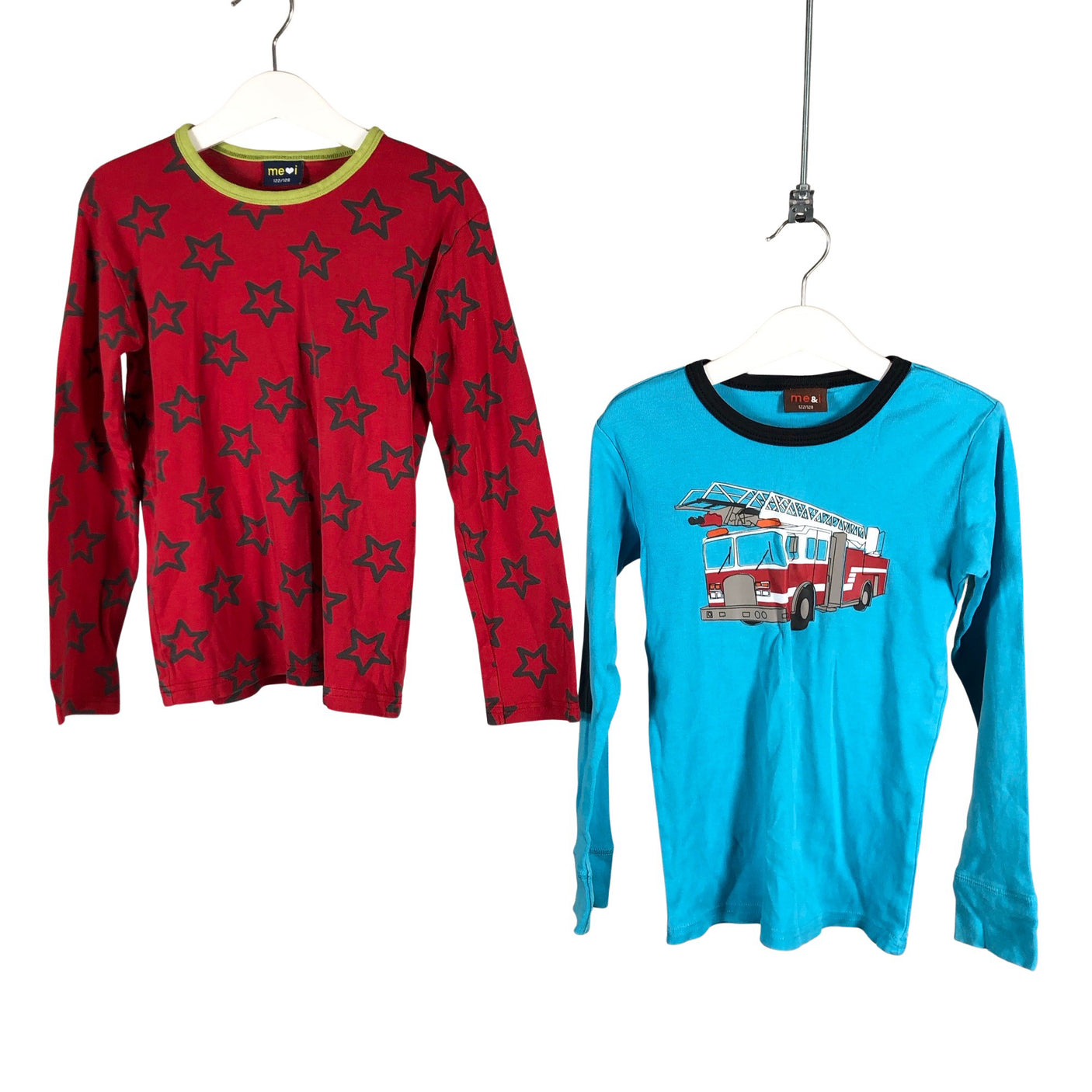 Unisex me&i - Tricot shirt, size 122 - 128 - Red (1)