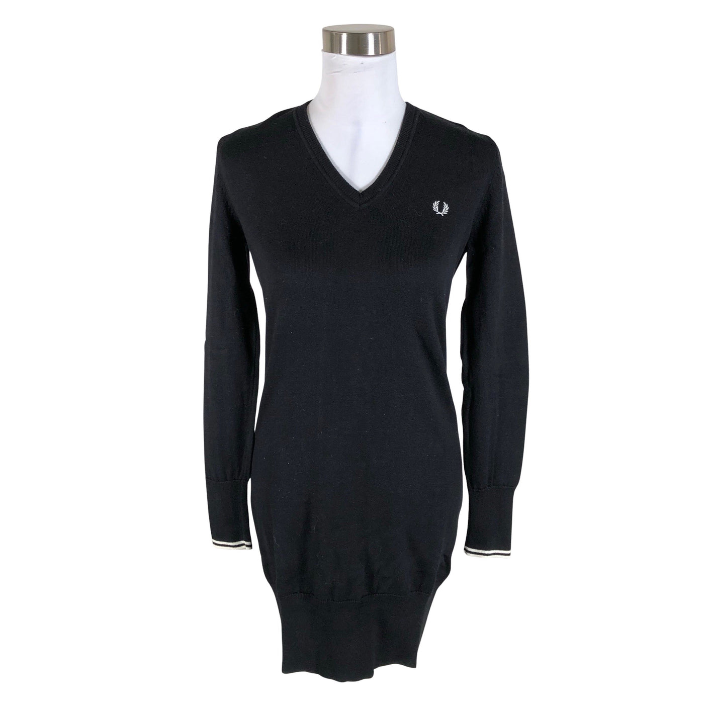 Unisex Fred Perry - Knit dress, size 36 - Black (1)