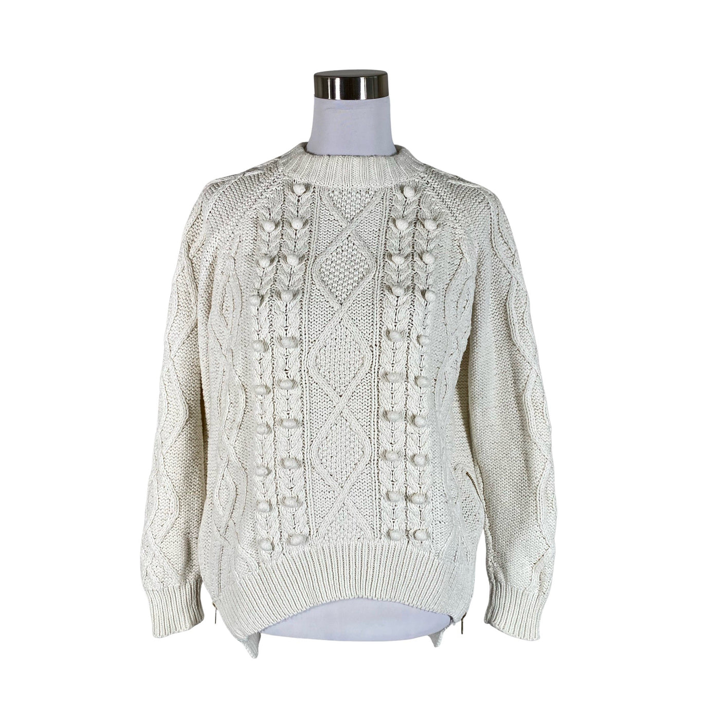 Unisex Lindex - Sweater, size 38 - Natural white (1)