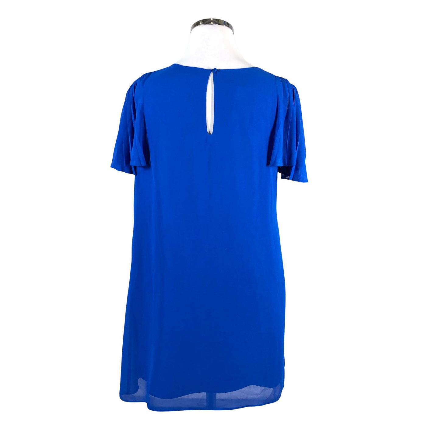 Unisex Monsoon - Schiffon dress, size 46 - Blue (2)