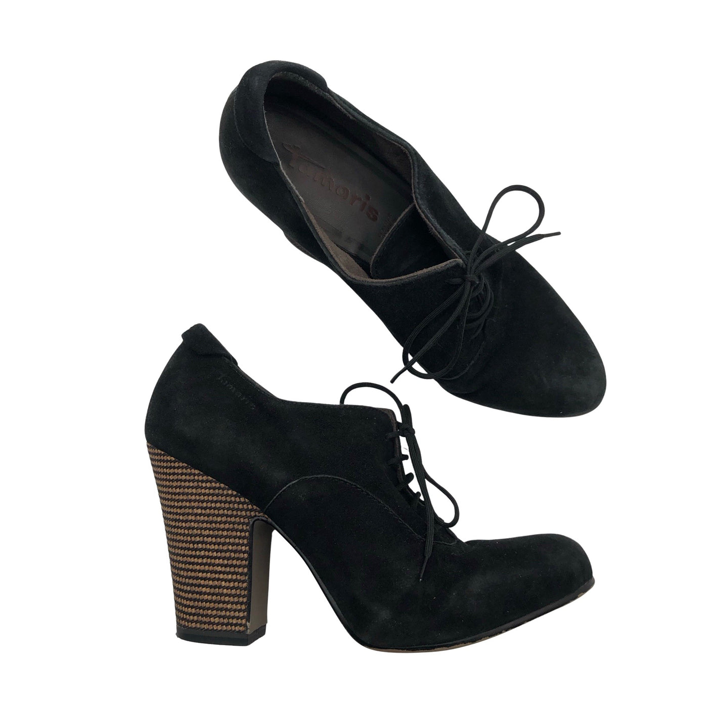 Unisex Tamaris - High heels, size 38 - Black (1)