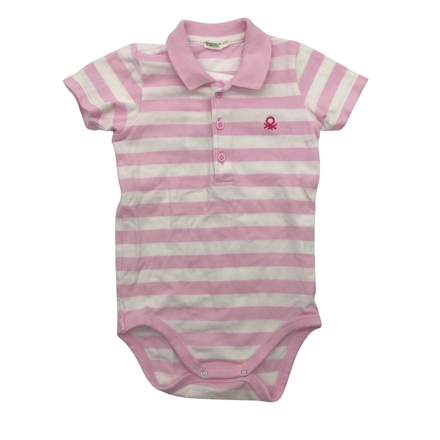 Unisex Benetton - Body, size 68 - 74 - Light pink (1)