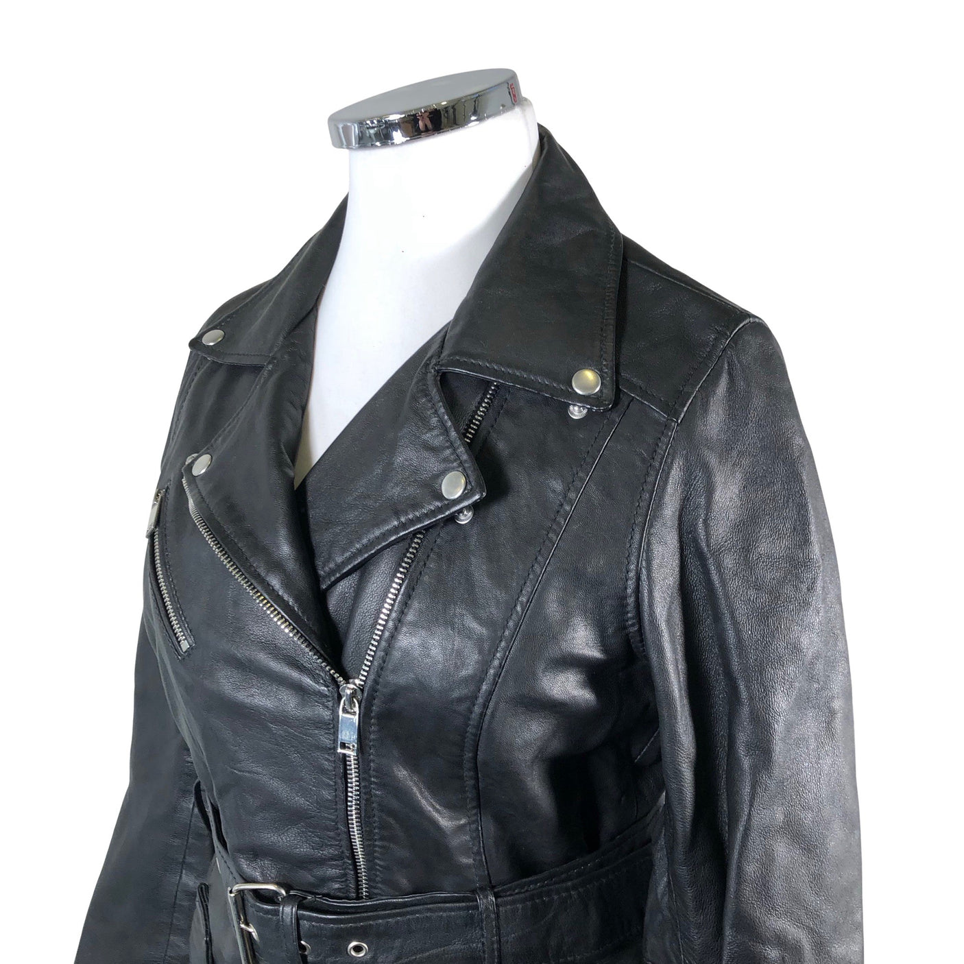 Unisex Le Temps des Cerises - Leather jacket, size 42 - Black (2)