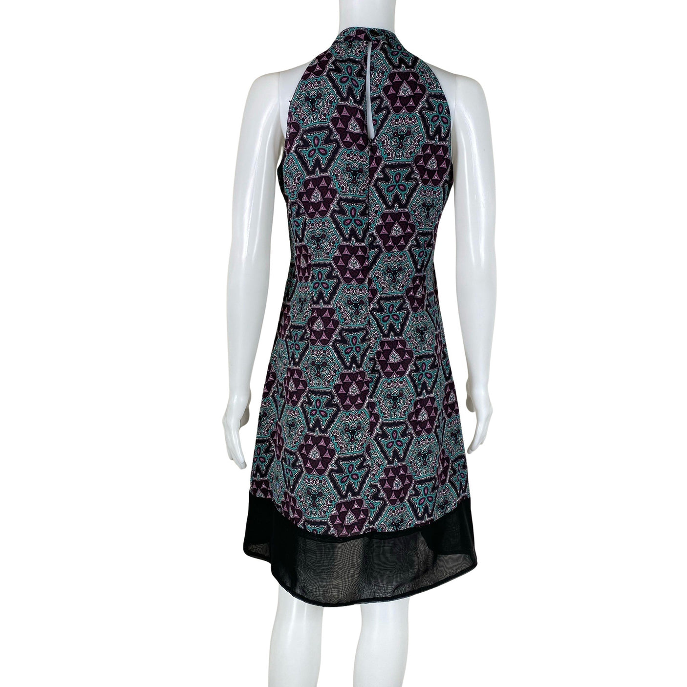 Unisex Your Face - Schiffon dress, size 34 - Violet (2)