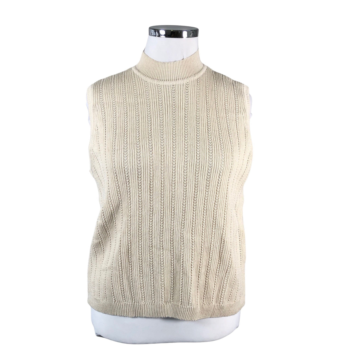 Unisex Alpa - Knit vest, size 44 - Natural white (1)