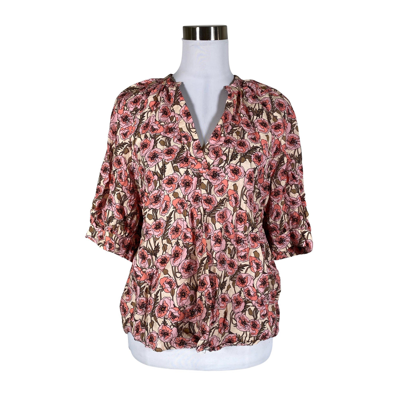 Unisex Holly & Whyte by Lindex - Short-sleeved blouse, size 40 - Light pink (1)