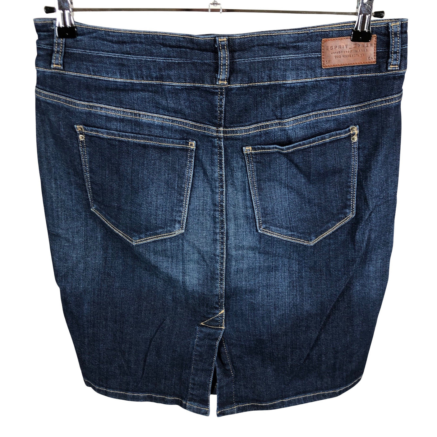 Unisex Esprit - Denim skirt, size W30 - Black (2)