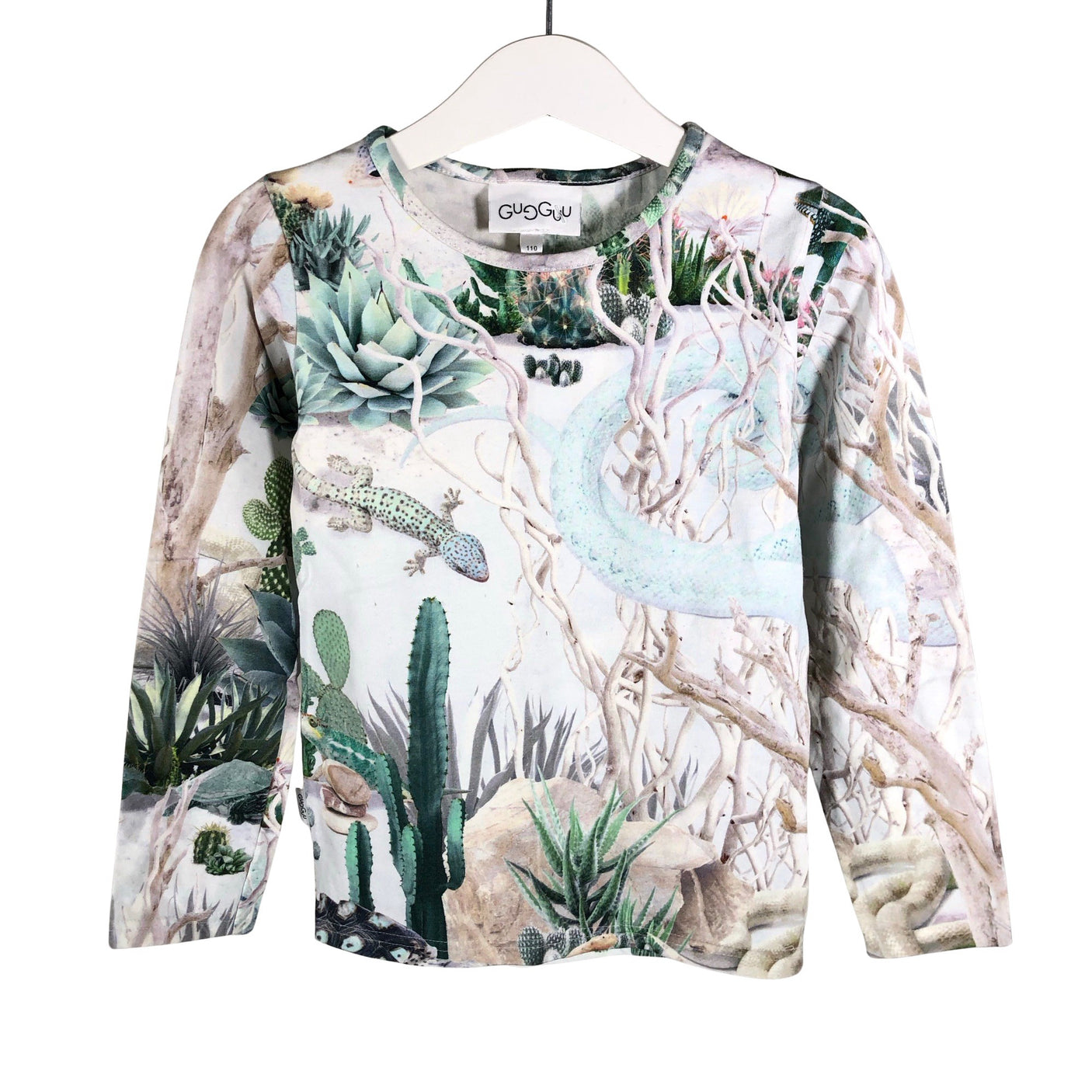 Unisex Gugguu - Tricot shirt, size 104 - 110 - White (1)