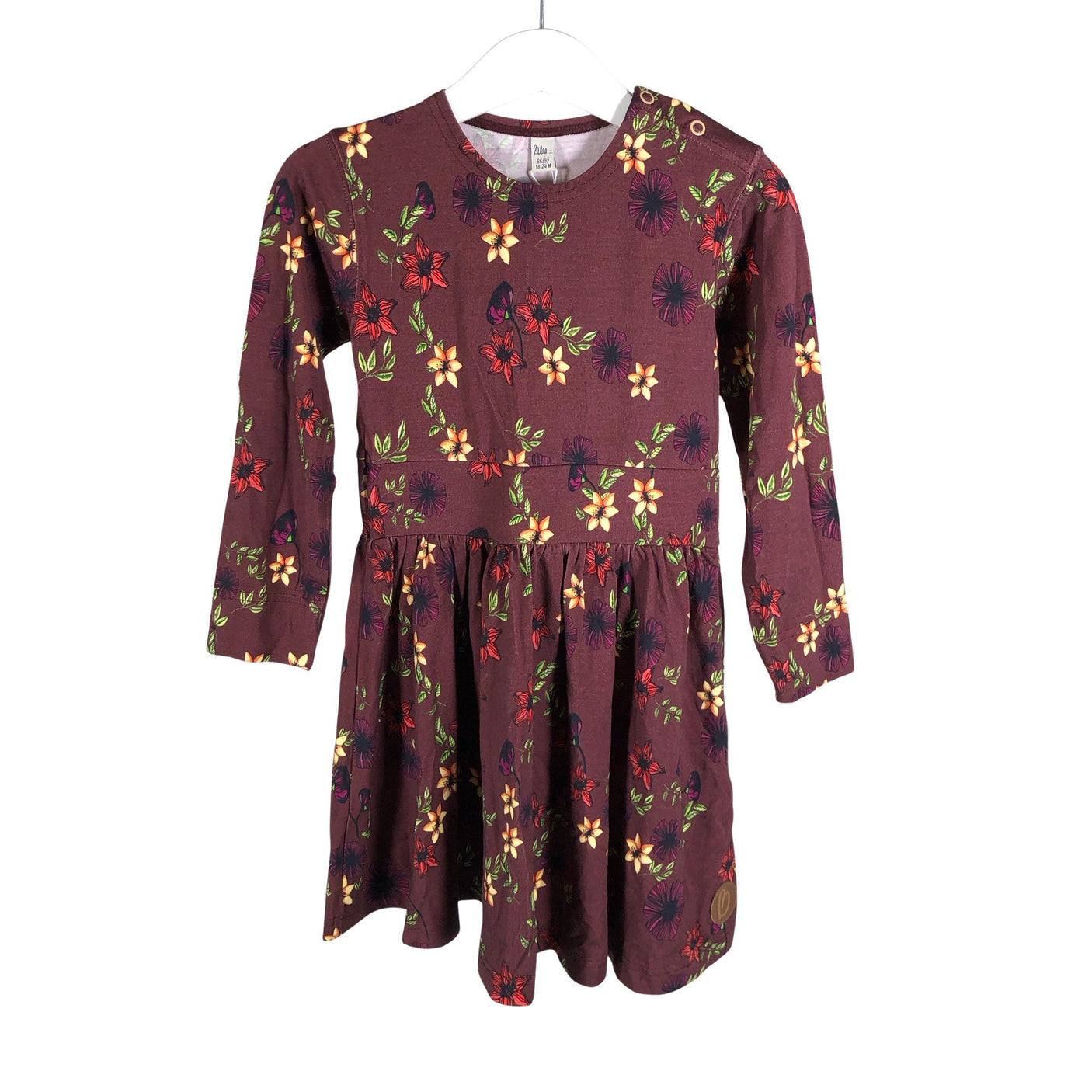 Unisex Blaa - Tricot dress, size 86 - 92 - Wine red (1)