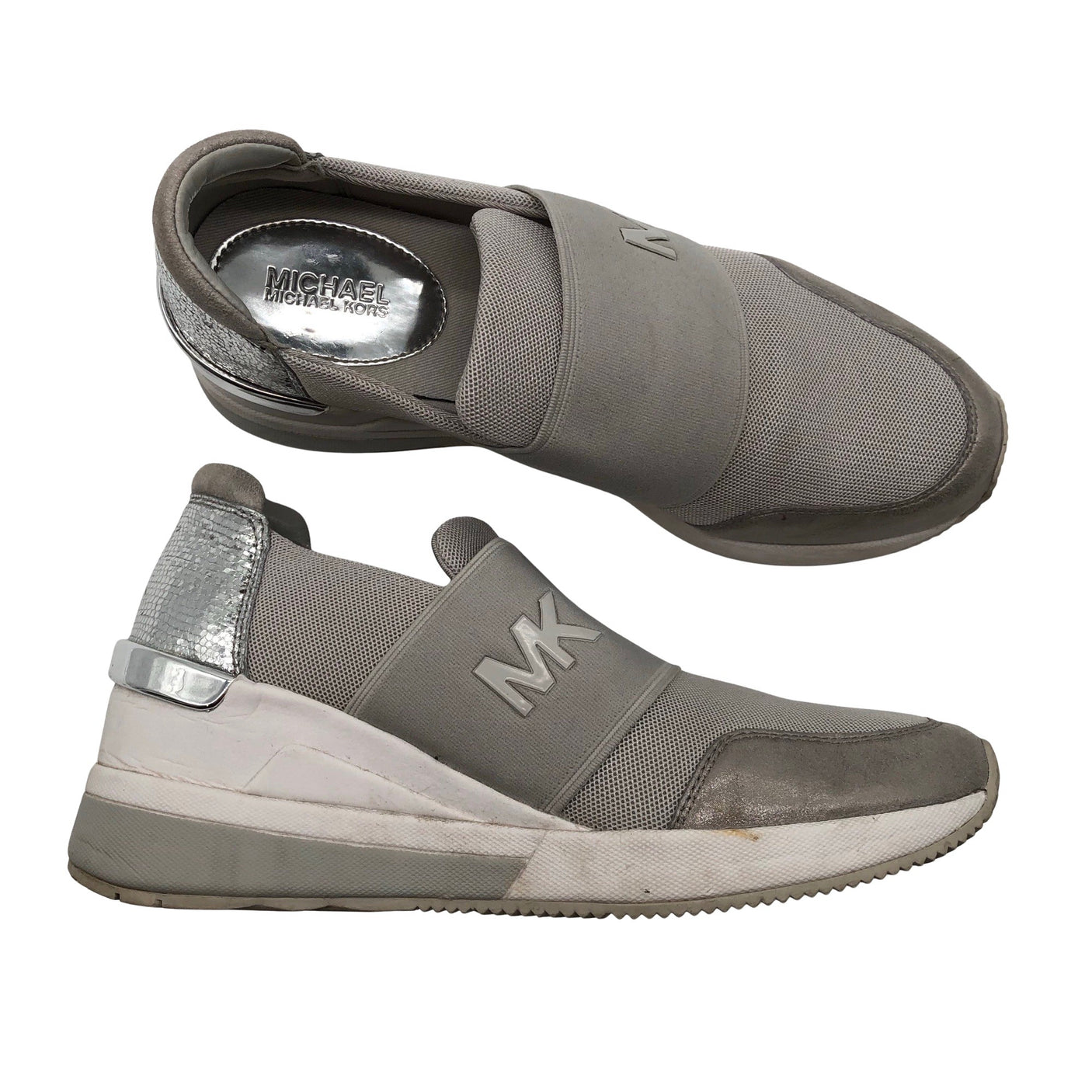 Unisex Michael Kors - Casual sneakers, size 36 - Gray (1)