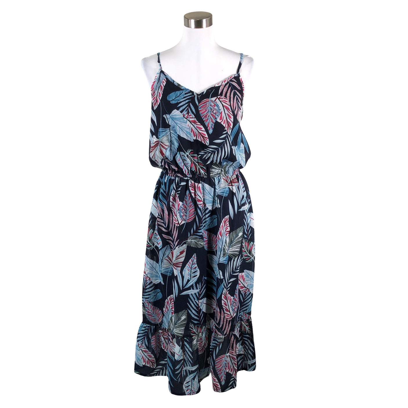 Unisex Koroshi - Schiffon dress, size 38 - Blue (1)